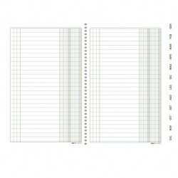 Scadenzario spiralato Gennaio/Dicembre - 24 x 17cm - 36+12 fogli - Edipro