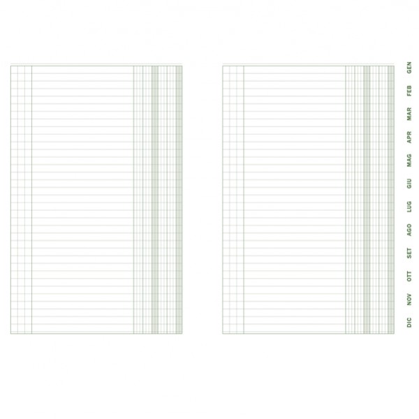 Scadenzario spiralato Gennaio/Dicembre - 21 x 29,7cm - 36 fogli - Edipro