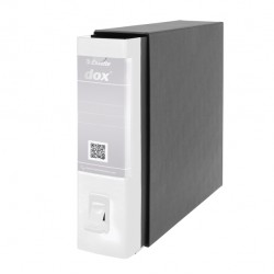 Registratore Dox 2 - dorso 8 cm - protocollo 23 x 34 cm - bianco - Esselte Dox