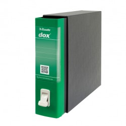 Registratore Dox 2 - dorso 8 cm - protocollo 23 x 34 cm - verde - Esselte Dox