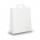 Shopper - maniglia piattina - 45 x 15 x 50 cm - carta kraft - bianco - Mainetti Bags - conf. 25 pezzi