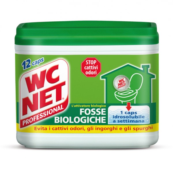 Fosse Biologiche - 12 capsule da 216 gr - WC Net Fosse Biologiche - 12 capsule da 216 gr - WC Net