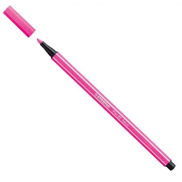 Pennarello Pen 68 - rosa fluo 056 - Stabilo Pennarello Pen 68 - rosa fluo 056 - Stabilo