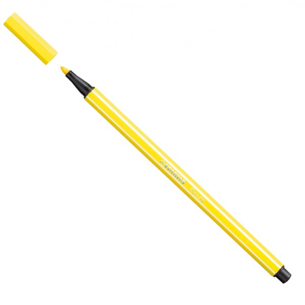 Pennarello Pen 68 - giallo limone 24 - Stabilo Pennarello Pen 68 - giallo limone 24 - Stabilo