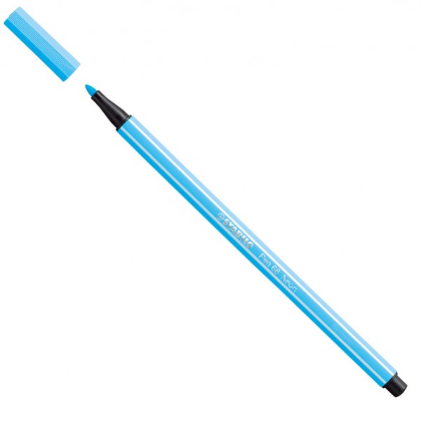 Pennarello Pen 68 - blu neon 031 - Stabilo Pennarello Pen 68 - blu neon 031 - Stabilo
