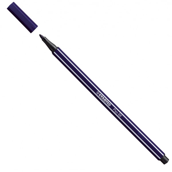 Pennarello Pen 68 - blu di prussia 22 - Stabilo Pennarello Pen 68 - blu di prussia 22 - Stabilo