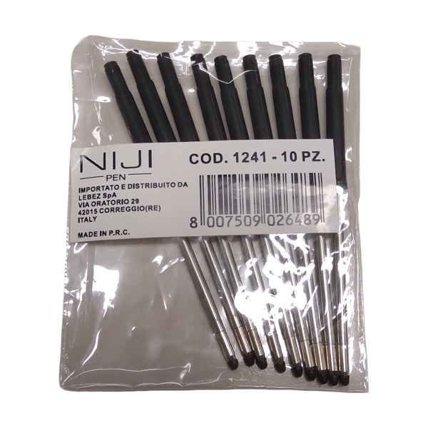 Refill per mini penna a sfera - nero - Lebez