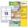Etichette adesive - in carta riciclata - permanenti - 99,1 x 38,1 mm - 14 et/fg - 100 fogli - bianco - Avery