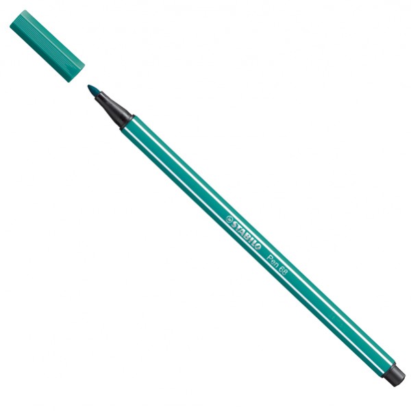 Pennarello Pen 68 - blu turchese 51 - Stabilo Pennarello Pen 68 - blu turchese 51 - Stabilo