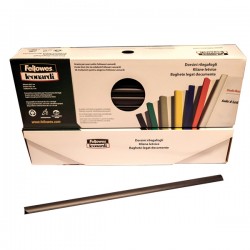 Dorsetti tondi per rilegatura - 3 mm - nero - Fellowes - scatola 50 pezzi