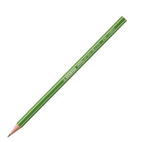Matita in grafite Greengraph - gradazione HB - Stabilo - scatola 12 matite Matita in grafite Greengraph - gradazione HB - Stabilo - scatola 12 matite