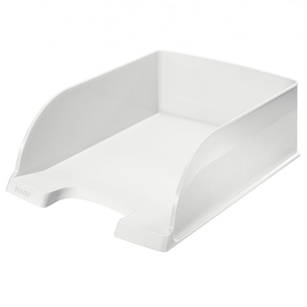 Vaschetta portacorrispondenza Leitz Plus Jumbo - 25,5 x 10,3 x 36 cm - bianco - Leitz Vaschetta portacorrispondenza Leitz Plus Jumbo - 25,5 x 10,3 x 36 cm - bianco - Leitz