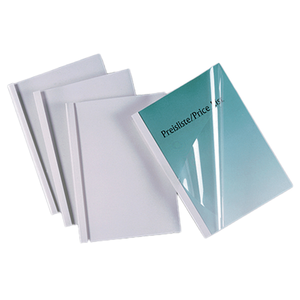 Cartelline termiche Standard - A4 - 150 micron - 35 mm - bianco - GBC - scatola 50 pezzi Cartelline termiche Standard - A4 - 150 micron - 35 mm - bianco - GBC - scatola 50 pezzi