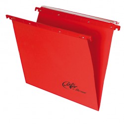 Cartella sospesa Joker - cassetto - interasse 39 cm - fondo V - 37 x 25 cm - rosso - Bertesi