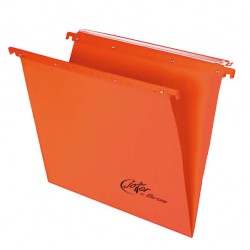 Cartella sospesa Joker - cassetto - interasse 33 cm - fondo V - 31,3 x 25 cm - arancio - Bertesi