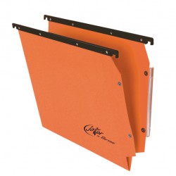 Cartella sospesa Joker - armadio - interasse 33 cm - fondo V - 33 x 28 cm - arancio - Bertesi