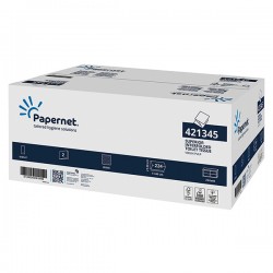 Carta igienica interfogliata - 18 gr - strappo 11x21 cm - Papernet - pacco da 224 strappi