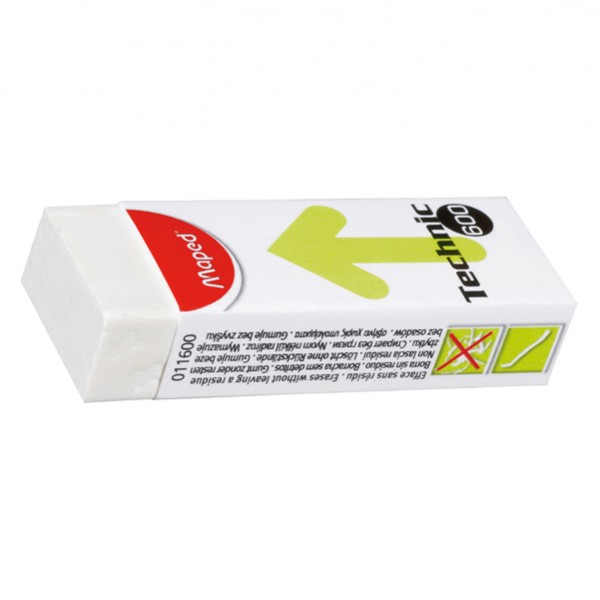 Gomma Technic 600 - 60x21x12mm - bianca - Maped Gomma Technic 600 - 60x21x12mm - bianca - Maped
