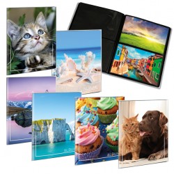 Album portafoto a busta saldato - assortiti - 23 x 30cm - contiene fino a 80 foto da 14x19cm - Lebez