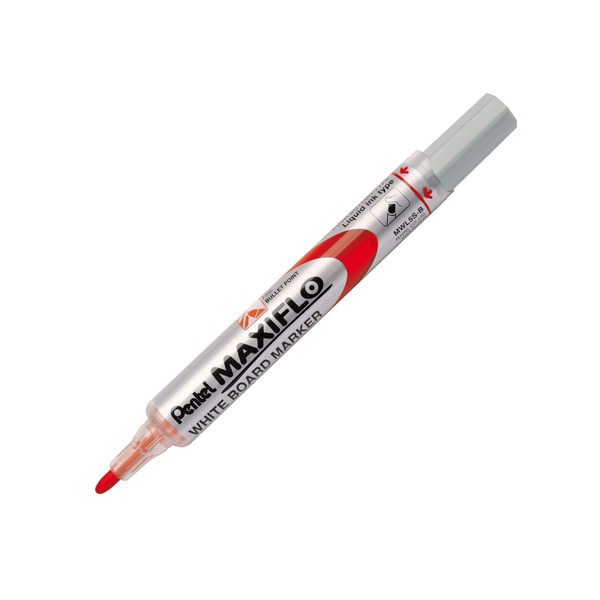 Marcatore per lavagna Maxiflo liquid ink - per lavagna - rosso - Pentel Marcatore per lavagna Maxiflo liquid ink - per lavagna - rosso - Pentel