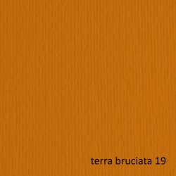 Cartoncino Elle Erre - 50 x 70 cm - 220 gr - terra bruciata 119 - Fabriano - blister 20 fogli