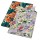 Cartella 3 lembi con elastico Nature Flowers - A4 - dorso piatto - fantasie assortite - Pigna