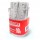 Barattolo 15 righelli - 10cm - alluminio - Arda