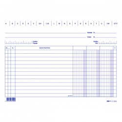 Schede - 3 colonne - 15 x 21 cm orizzontale - Edipro - conf. 100 pezzi