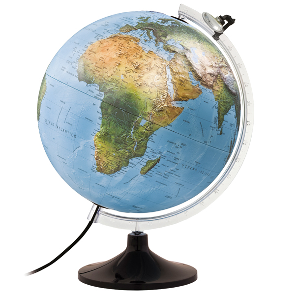 Globo geografico a rilievo illuminato Uranio - diametro 30 cm - Tecnodidattica Globo geografico a rilievo illuminato Uranio - diametro 30 cm - Tecnodidattica