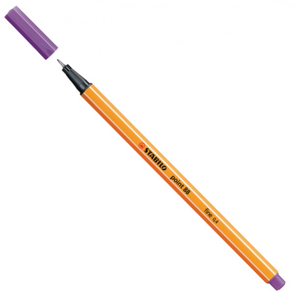 Fineliner Point 88 - tratto 0,4 mm - lilla chiaro 59 - Stabilo Fineliner Point 88 - tratto 0,4 mm - lilla chiaro 59 - Stabilo
