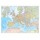 Carta geografica Europa amministrativa e stradale - murale - 132 x 99 cm - Belletti