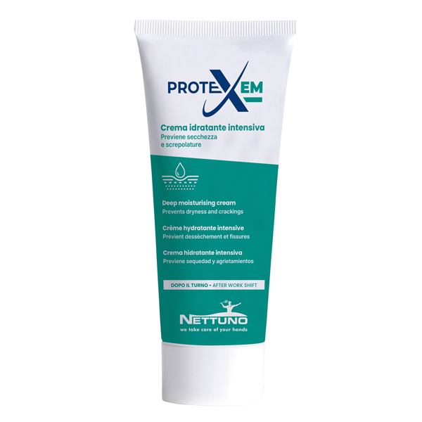 Crema mani Protexem Rinnova - iris - idratante - emolliente - 100 ml - Nettuno Crema mani Protexem Rinnova - iris - idratante - emolliente - 100 ml - Nettuno