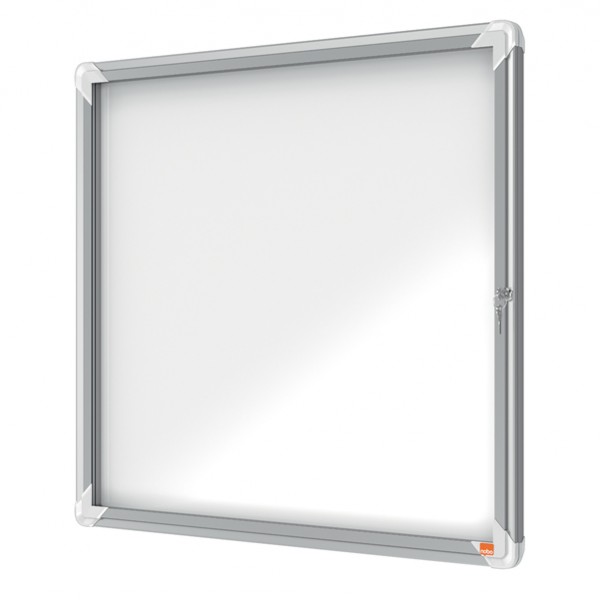Bacheca per esterni - fondo magnetico bianco - 6 fogli A4 - orizzontale - Nobo Bacheca per esterni - fondo magnetico bianco - 6 fogli A4 - orizzontale - Nobo
