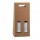 Scatola bottiglie Onda avana - 2 bottiglie - 18 x 9 x 38,5cm - Scotton