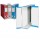 Scatola archivio Box1 - dorso 9 cm - 37,5 x 29,5 cm - blu - Resisto