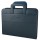 Portablocco - similpelle - c/anelli - blu - 28,5x36 cm - City Time