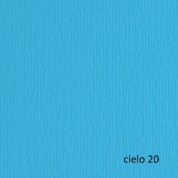 Cartoncino Elle Erre - 70 x 100 cm - 220 gr - cielo 120 - Fabriano - blister 10 fogli