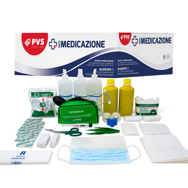 Kit di reintegro pronto soccorso - senza sfigmomanometro - oltre 3 persone - PVS Kit di reintegro pronto soccorso - senza sfigmomanometro - oltre 3 persone - PVS