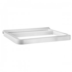 Portasacco per dispenser a cavalletto - ABS - 4,2x35,6x40 cm - bianco - Mar Plast