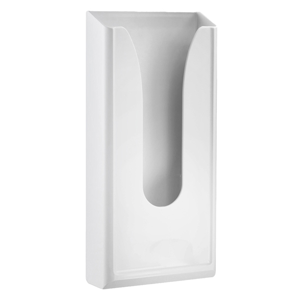 Dispenser per sacchetti igienici - capacità 60 sacchetti - 13,5x5,5x29,5 cm - bianco - Mar Plast Dispenser per sacchetti igienici - capacità 60 sacchetti - 13,5x5,5x29,5 cm - bianco - Mar Plast
