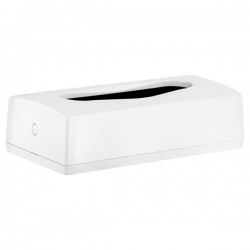 Dispenser per veline di carta - da muro - 27x7x14 cm - bianco - Mar Plast