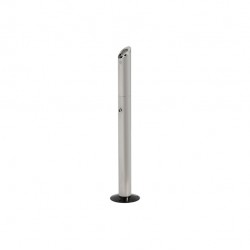 Portacenere da terra - da esterno - diametro 18 cm - H 90 cm - acciaio inox - Studio T