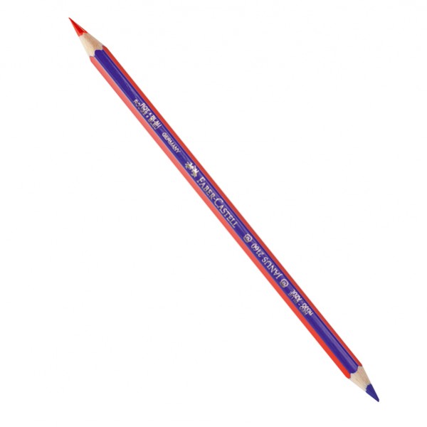 Matita bicolore sottile - rosso/blu - Faber-Castell Matita bicolore sottile - rosso/blu - Faber-Castell