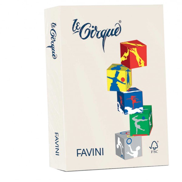 Carta Le Cirque - A3 - 80 gr - avorio pastello 110 - Favini - conf. 500 fogli Carta Le Cirque - A3 - 80 gr - avorio pastello 110 - Favini - conf. 500 fogli