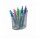 Portapenne Mesh - rete metallica - 10,5 x 7,3 x 10,3 cm - argento - Alba