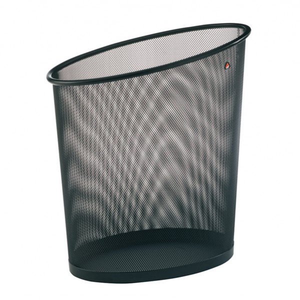Cestino gettacarte Mesh - 18 L - rete metallica - nero - Alba Cestino gettacarte Mesh - 18 L - rete metallica - nero - Alba