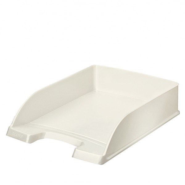 Vaschetta portacorrispondenza WOW - 25,5 x 35,7 x 7 cm - bianco metallizzato - Leitz Vaschetta portacorrispondenza WOW - 25,5 x 35,7 x 7 cm - bianco metallizzato - Leitz
