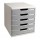 Cassettiera Modulo A4 - 28,8 x 32 x 35 cm - 5 cassetti - grigio/granito - Exacompta
