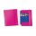 Cartella 3 lembi con elastico WOW - 25 x 35 cm - dorso variabile - cartoncino plastificato - fucsia metal - Leitz