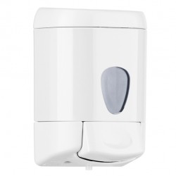 Dispenser da muro Prestige per sapone liquido - capacità 0,55 L - bianco - Mar Plast